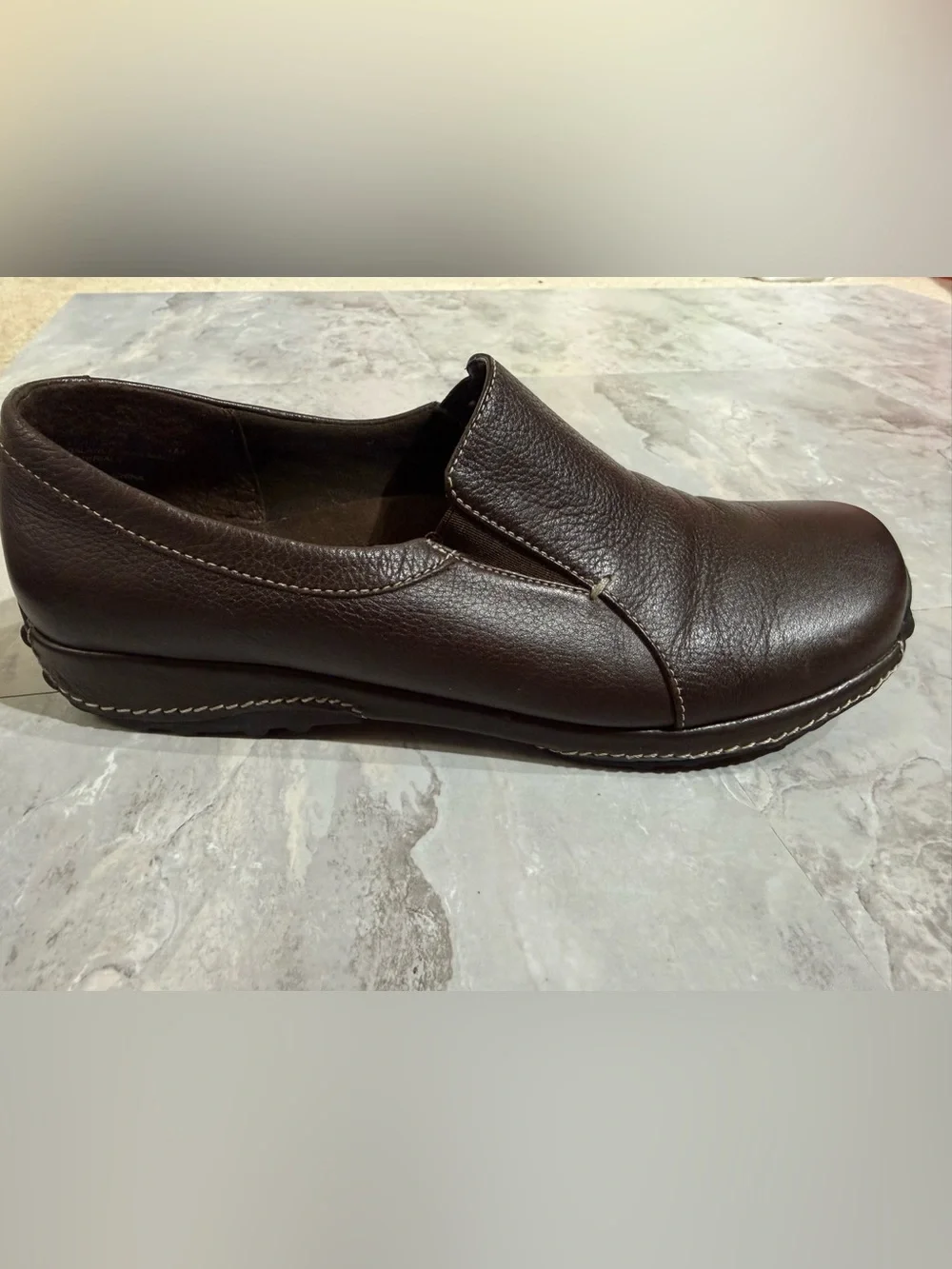 Bass Darcy Brown Leather  Slip On Loafers Casual Women’s Size 9 M